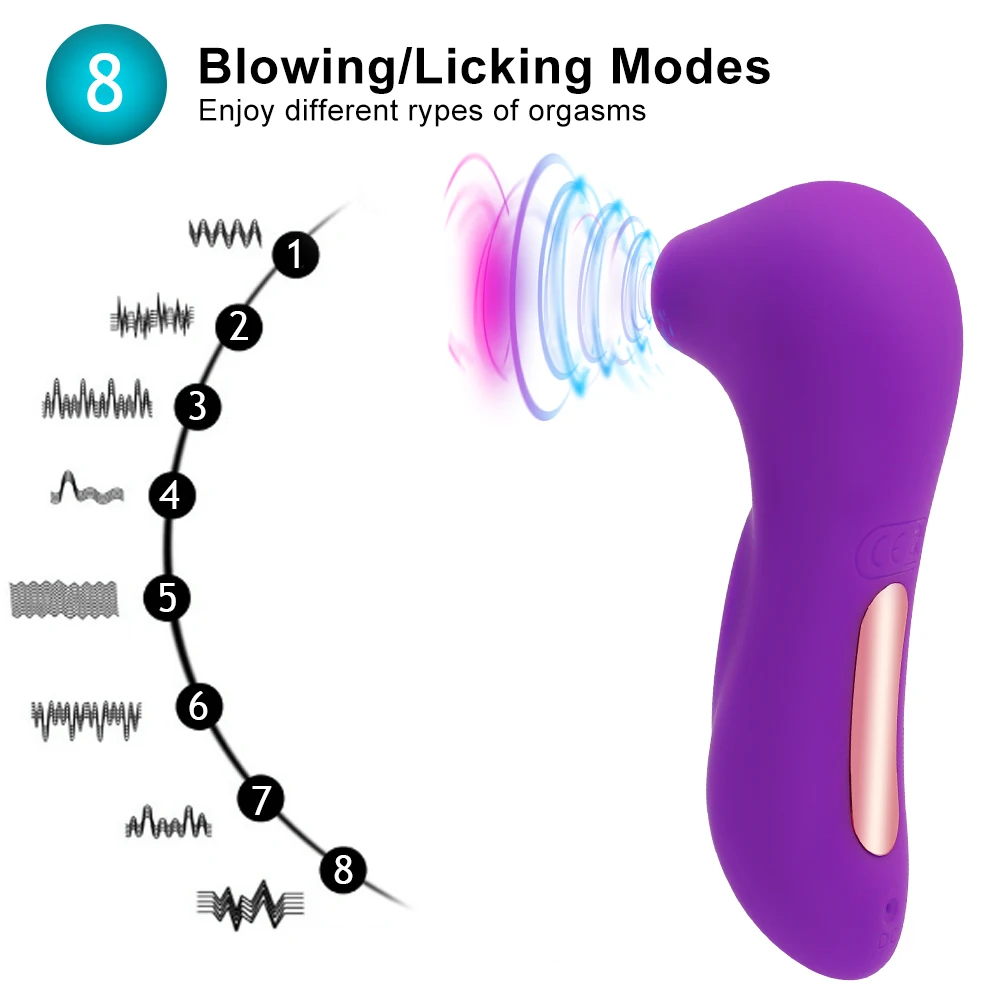 Female Sex Sucking Toy Vibrators Powerful Clitoris Sucker Blowjob Tongue Stimulator Nipple Vagina Pussy Pump Sex Toys for Women