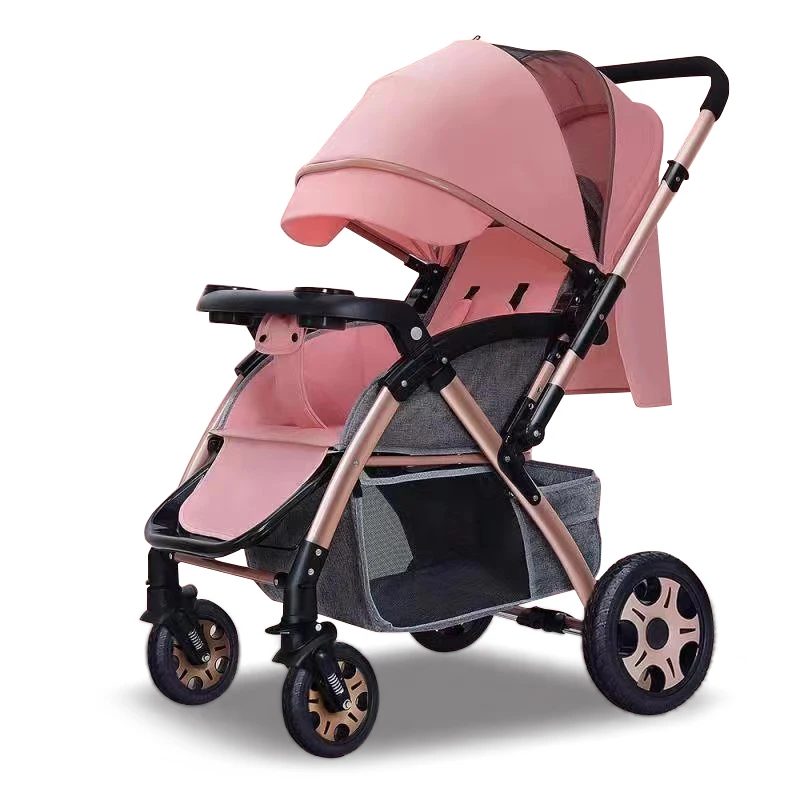 Multifunction Wholesale high quality foldable portable strong good custom push car Baby Strollers 0-3 for sale 2022