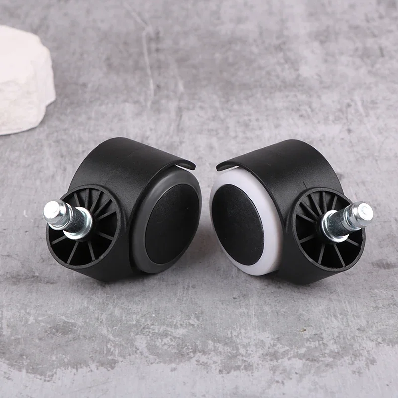 1/5 قطعة عجلات كرسي عالمية استبدال العجلات 11 مللي متر عجلة مكتب لينة لكرسي العمل الثقيلة آمنة المتداول كرسي مكتب عجلة