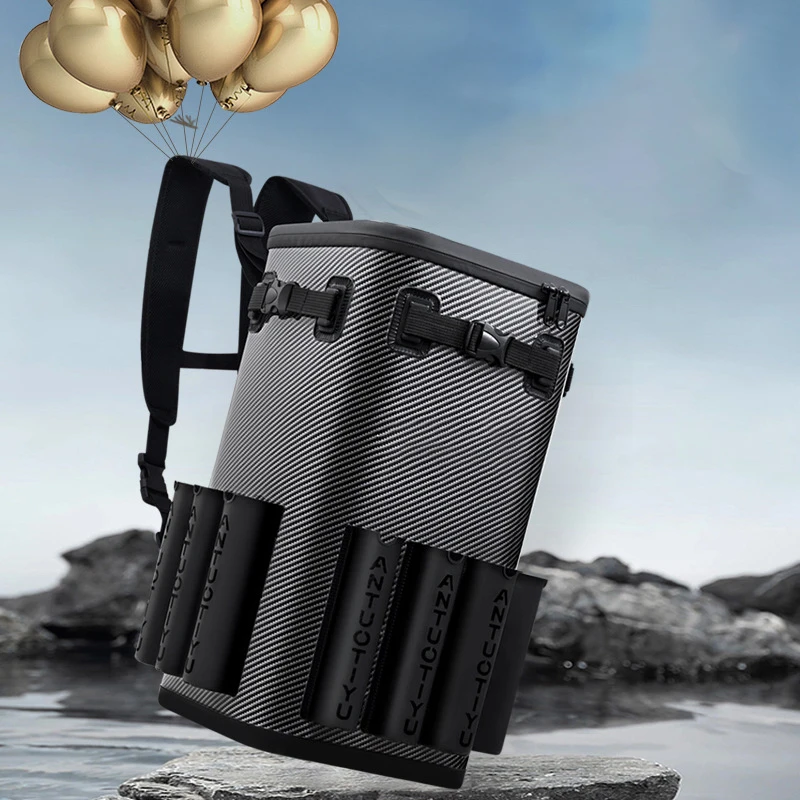 Large capacity  Fishing Bucket chair fishing bag Multifunctional Fishing Bucket Rod Bait Reel Storage Bag Live Fish Box backpack