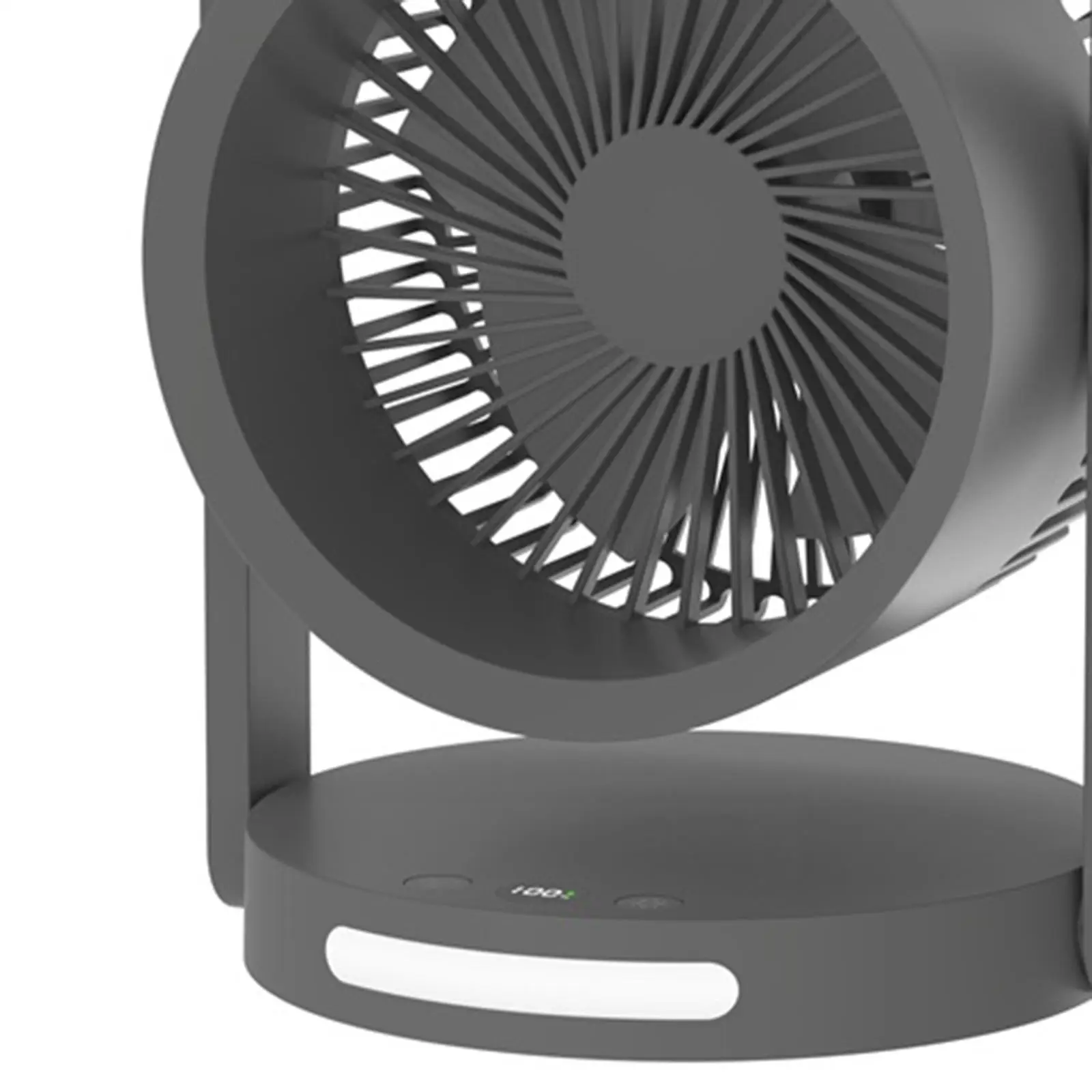 Portable Desk Fan Desktop Fan with Night Light for Living Rooms Compact