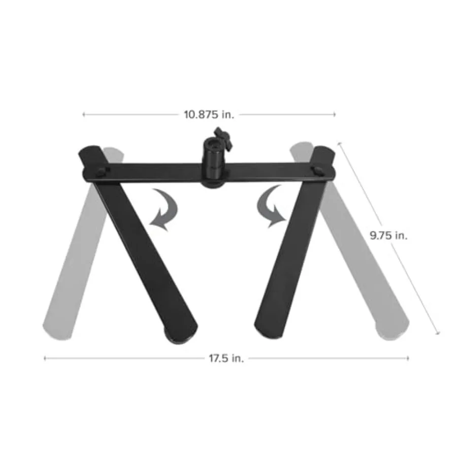 LimoLighting 1 paquet LED Super lumineux Photo vidéo lumière col de cygne adaptateur d'extension ible cou montage 3 voies montage: dessus de Table Sta
