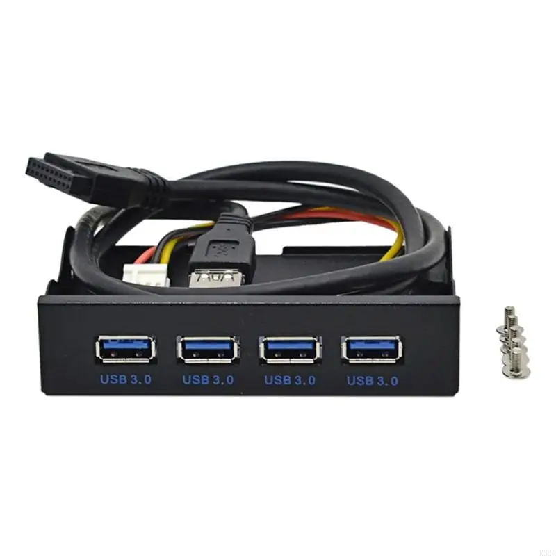 K32C 3.5INCHES Computer Floppy Front Panel 4-порта USB Hub Fast Зарядка для настольного ПК FDD