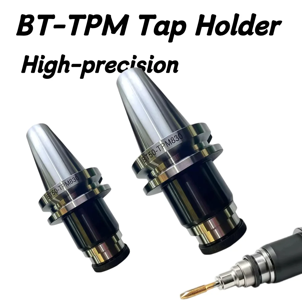 BT40 BT50-TPM316 TPM830 Floating Telescopic Tap Chuck TPM Tapping Tool Holder for CNC Milling Machine Tension Compression
