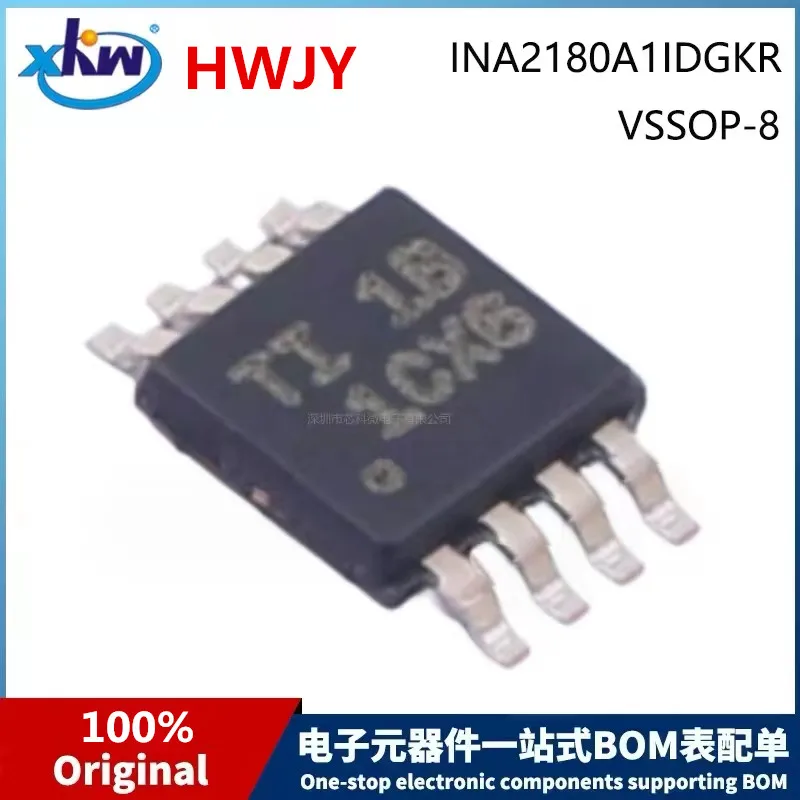 5Pcs 100% New INA3221AIRGVR INA3221 QFN-16 INA381A1IDSGR INA381A1I 1HWY DFN-8 INA2180A1IDGKR INA2180A1I 1CX6 VSSOP-8