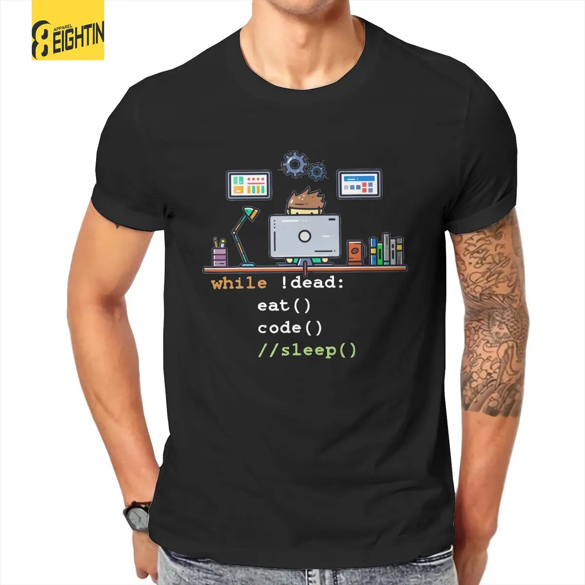 Maglietta Pitone Programmatore: Il Look Intellettuale per Chi Vive per Codice