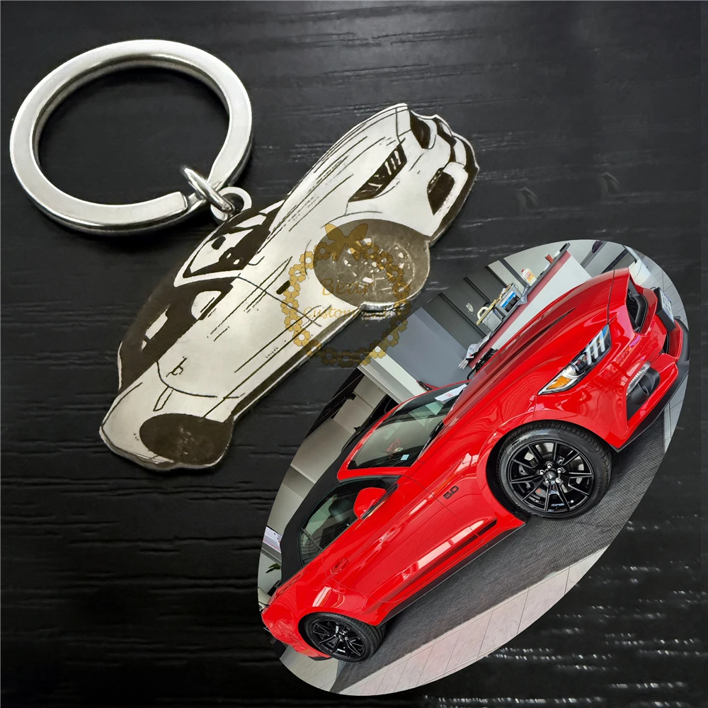 Engraved Customized Car Keychain, Customized & Engraved Personalized Keyring, Ideal Car Store Gift & Wholesale Item