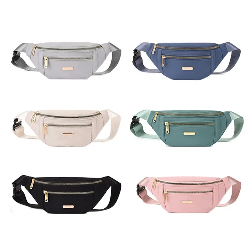 Hip Belly Banana Bum Chest Belt for Women Simple All-Match Waist Bag Female Fanny Pack Pouch Murse Purse Kidney Row Bumbag