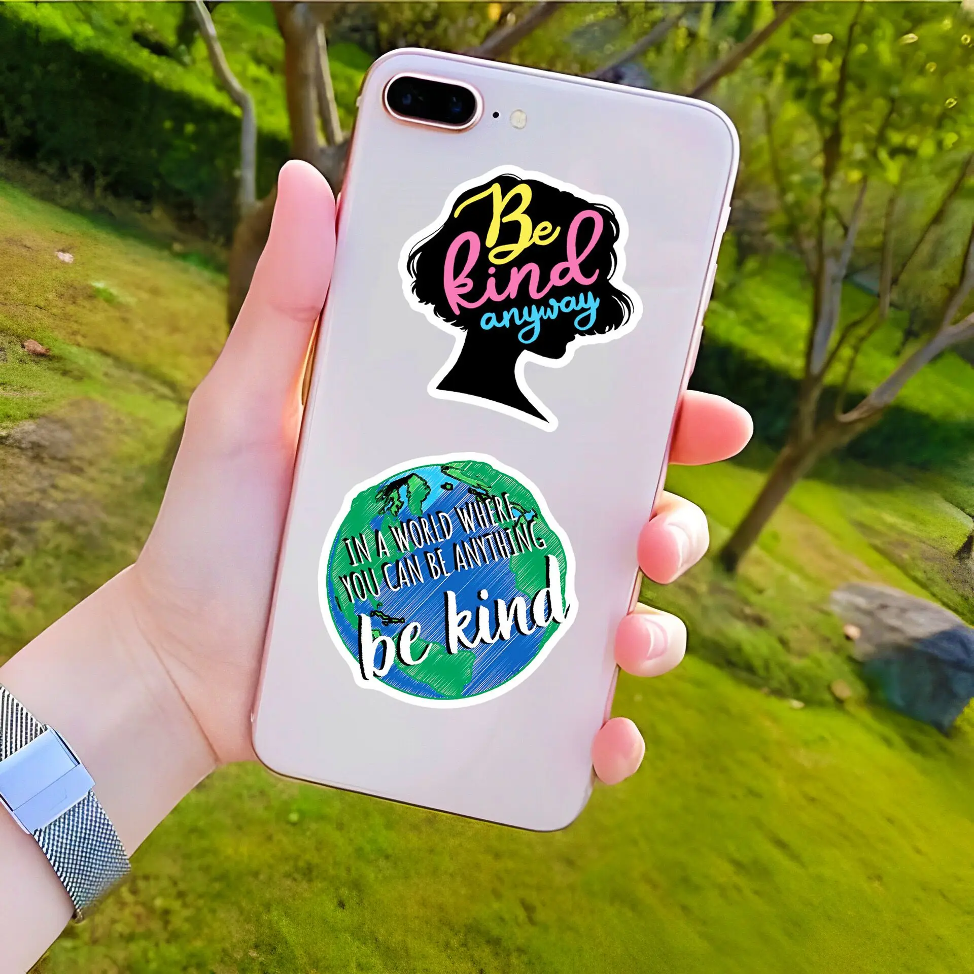 10/30/50PCS Cute Be Kind Mental Health Graffiti Stickers Decal DIY Scrapbook Notebook Phone Luggage Fridge Car Sticker Toy