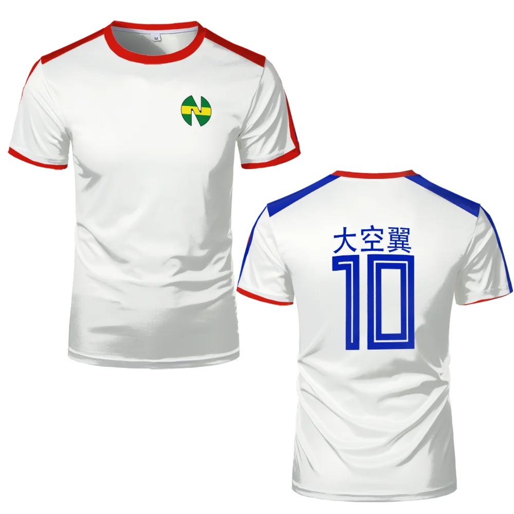 ATOM School Nansheng Olive And Benji Kits Soccer Jersey Animation Captain Kids T-shirt High Quality Custom Men's T-shirt