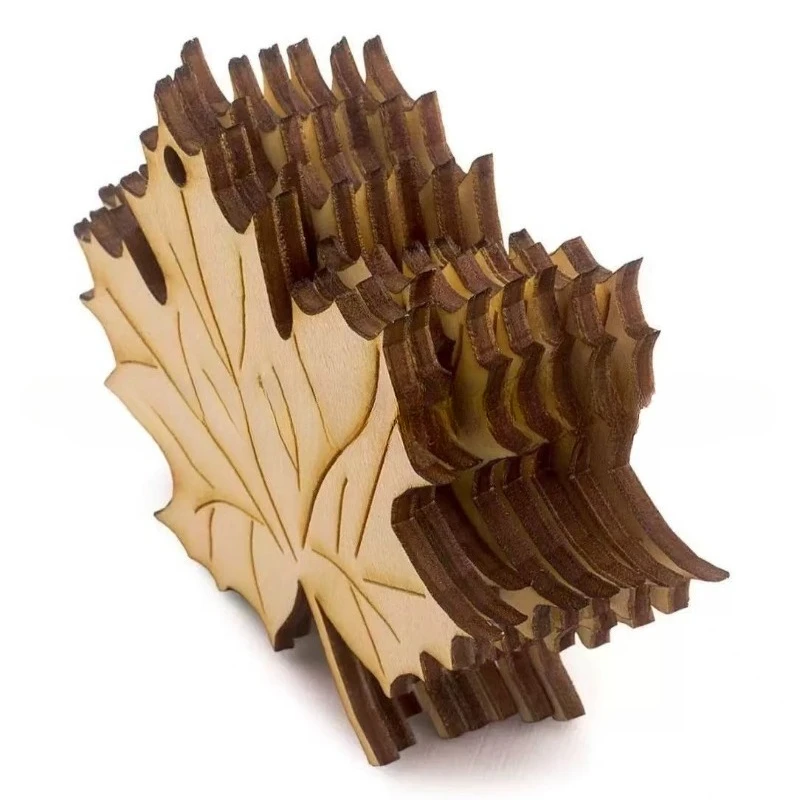

20pcs Unfinished Wood DIY Crafts Wooden Maple Leaf Hanging Ornaments Laser Cut Leaves Handmade Painting Crafts
