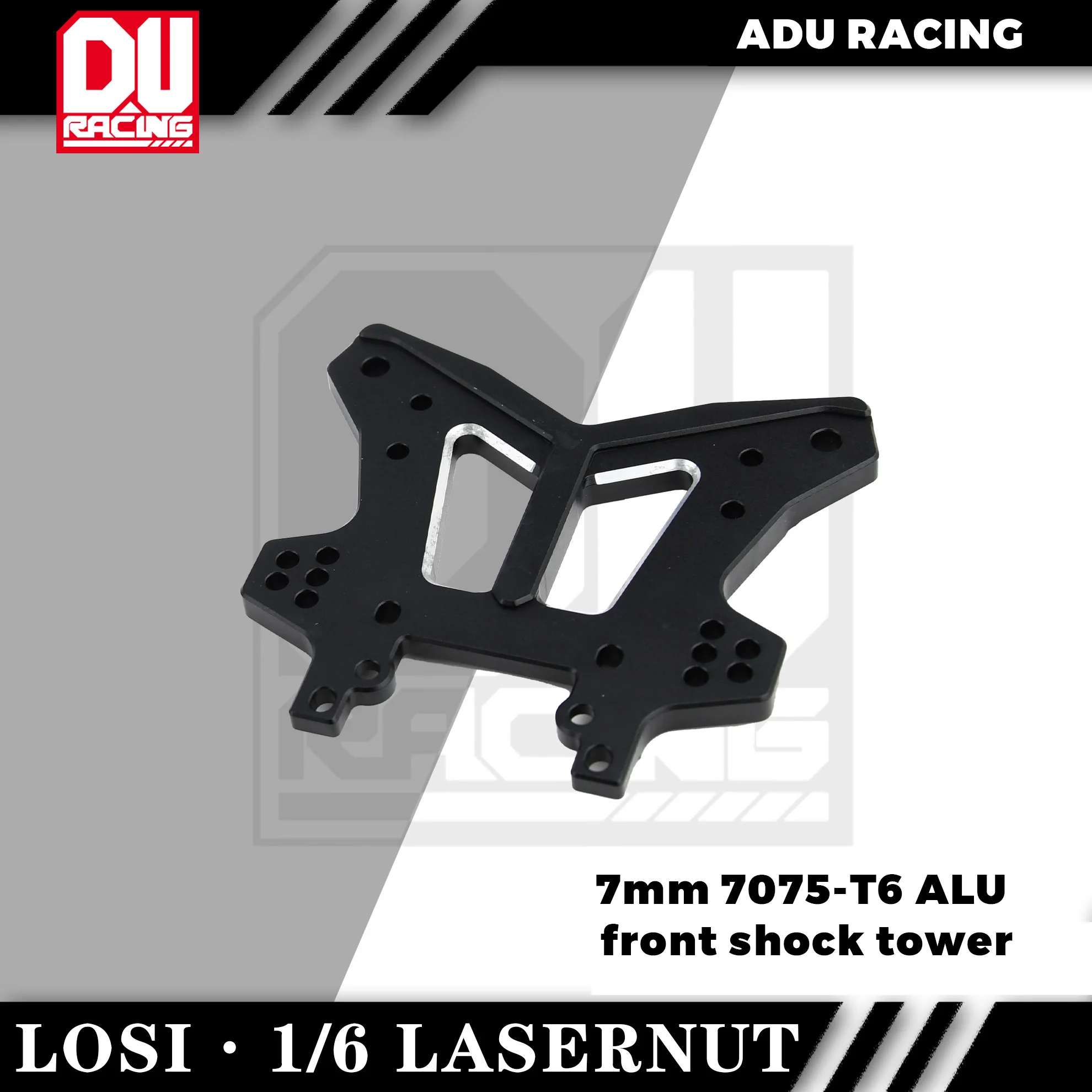 

ADU Racing FRONT SHOCK TOWER CNC 7075-T6, алюминий для LOSI 1/6 SUPER LASERNUT 8XE RTR