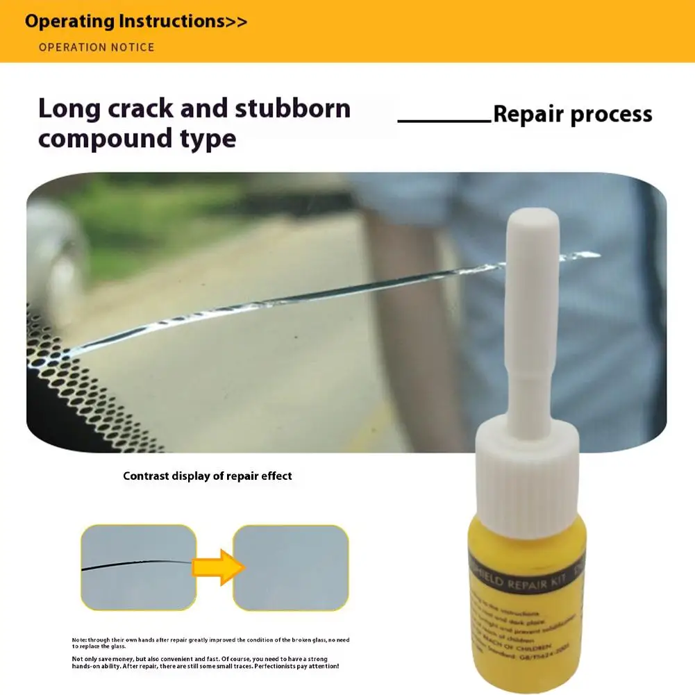 زجاج سيارة متصدع أداة إصلاح لتقوم بها بنفسك نافذة السيارة شاشة الهاتف طقم تصليح الزجاج الغراء علاج الخدش استعادة الكراك الزجاج Aut M9M9 #5