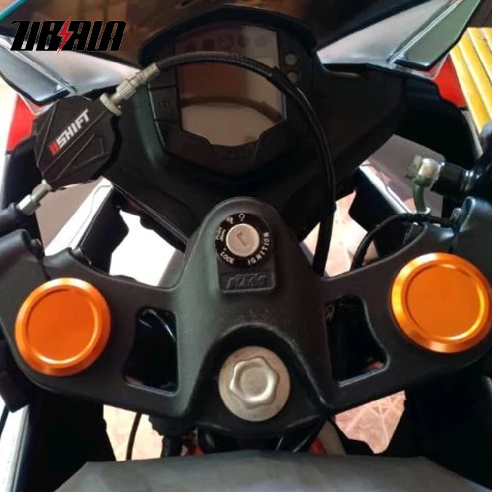 الجبهة شوكة تعليق الغطاء العلوي ل Bajaj Dominar 250/400 Duke 125/200/250/390 RC250 RC390 Duke 390 دراجة نارية امتصاص الصدمات غطاء