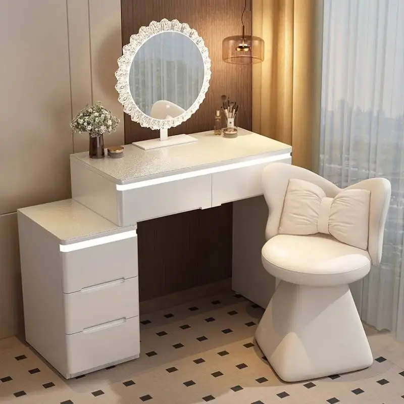 

Modern Storage Makeup Vanity Desk Vintage Decor Cheap Corner Makeup Vanity Desk Europa Mirror Kaptafel Furniture For Bedrooms