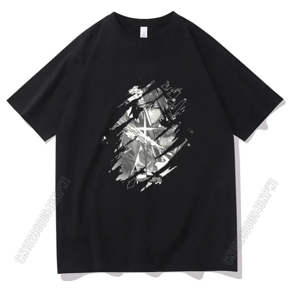 Japan Anime Demon Slayer Tshirt Cool Tomioka Giyuu Print 100% Cotton Tee Men's Hip Hop Punk Tshirt Women Funny Crewneck T-Shirt