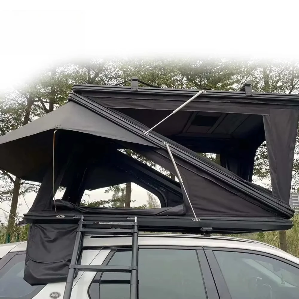 2025 New All Season Car Suv Hard Shell Roof Top Tents Automatic Z-shape Camping Rooftop Tents
