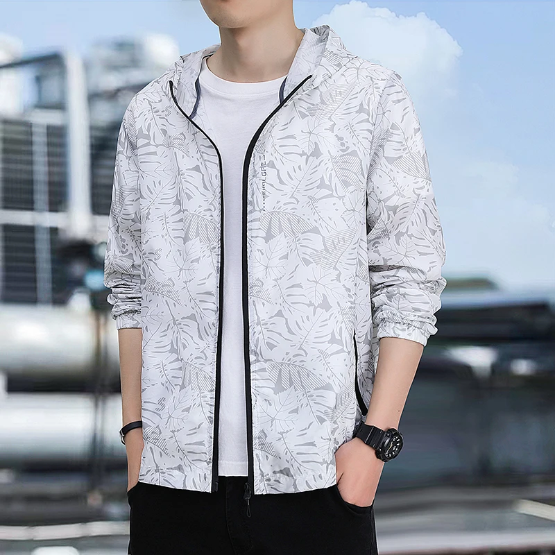 

2024 Camouflage Sun Protection Suit for Men's Summer Ultra-thin Jacket Breathable Sports Outdoor Fishing Sun Protection Suit