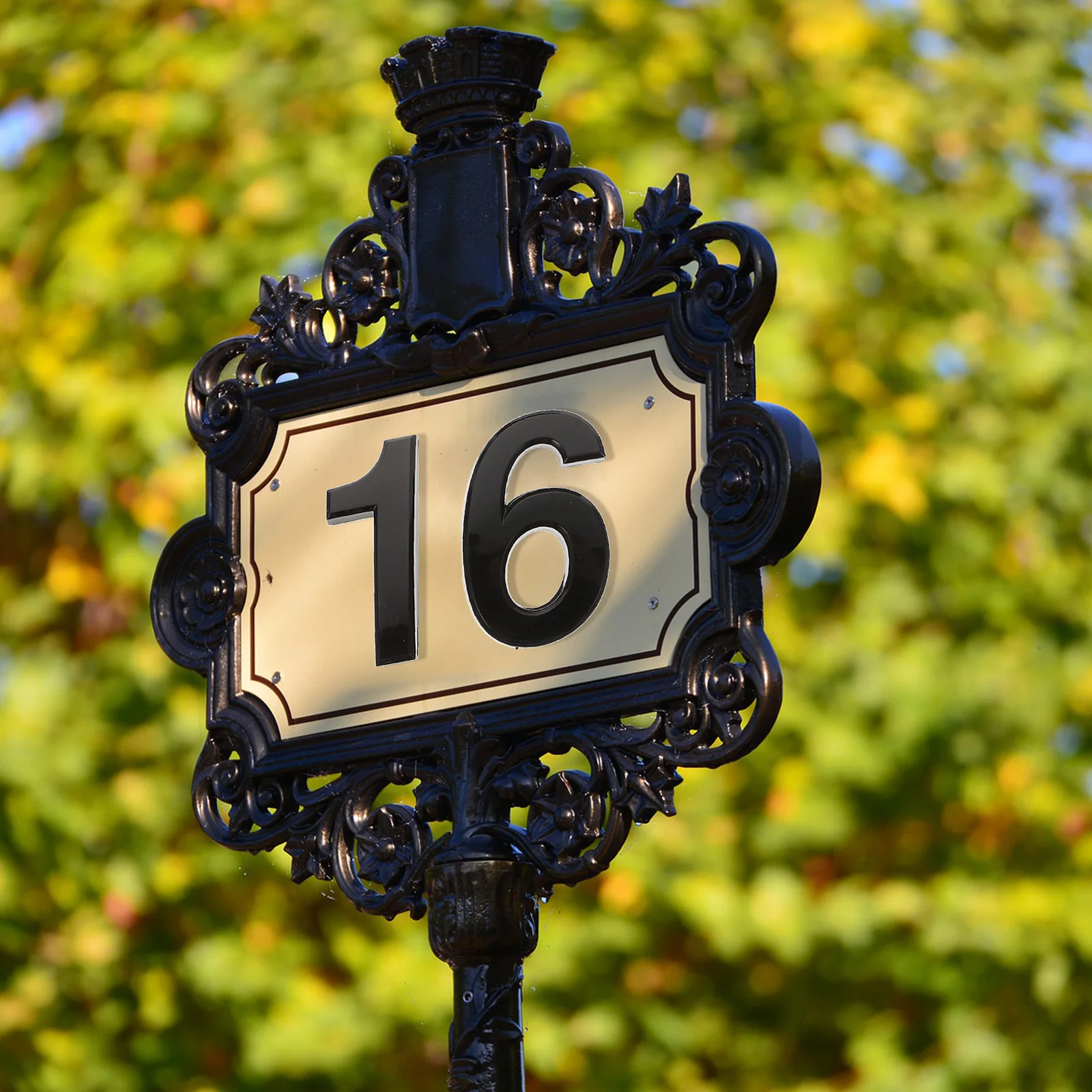 

10Pcs 3D Mailbox Number Sticker Easy Install Self-Adhesive Door House Number Abs Plastic Street Address Plaques