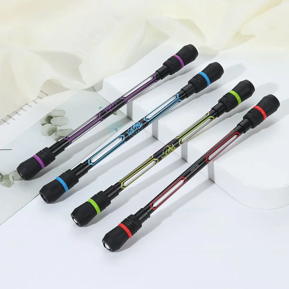 1PC Hand Spinning Pen Creative Novelty Random Rotating Gaming Gel Pens Student Gift Toy Release Pressure Office School Supplies