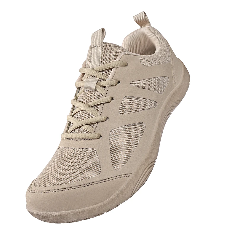 Wide Toe Box Men Barefoot Shoes Breathable Mesh Zero Drop Non‑Slip Rubber Outsole Lightweight Casual Walking Sneakers 47 48