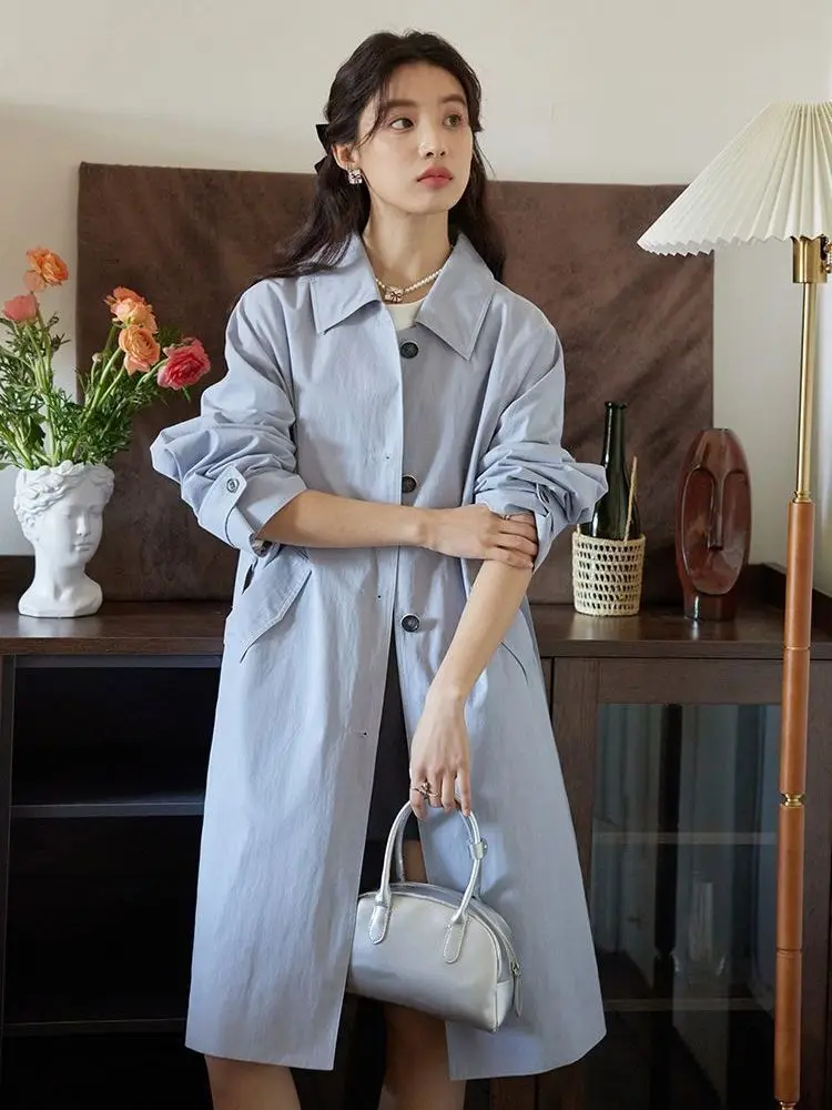 Trench-Coat ample et décontracté pour femmes, nouvelle collection printemps et été