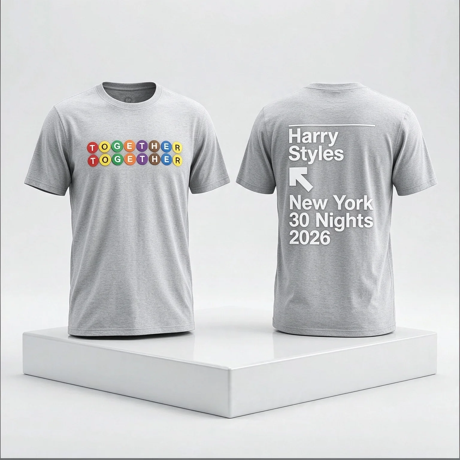 Harry Styles New York Together Concert Graphic Tee T Shirt Men's Women's Unisex Cotton Vintage Cool Oversize Short Sleeve Top