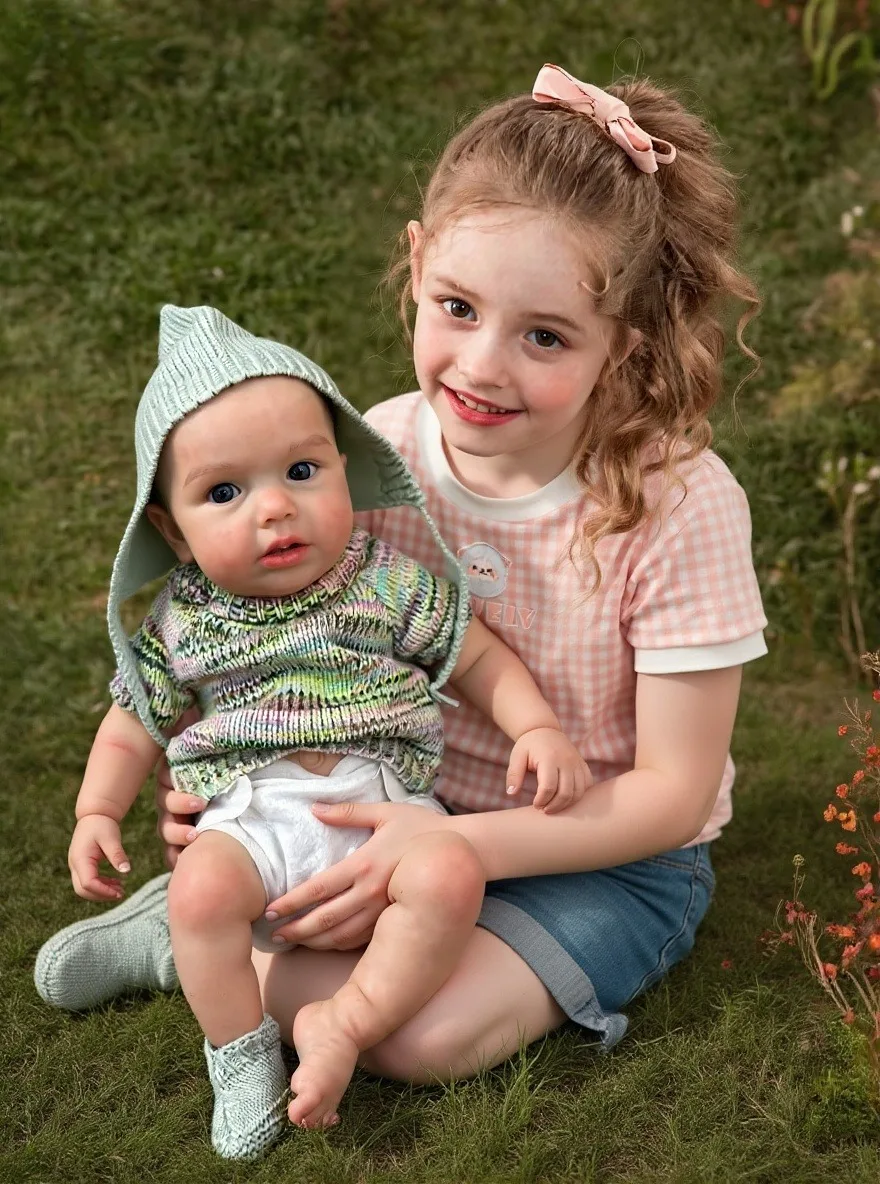 

Aizwa1 13 Inch Bebe Reborn De Silicona Loulou Can Open Mouth Reborn Girl Handmade Soft Touch Newborn Baby For Kids Gifts