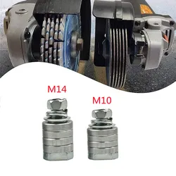 M10/M14 Máy Mài Góc Để Grooving Máy Adapter Chuyển Đổi Bộ Bích Hạt Kim Loại Khóa Hạt Grooving Máy 100/125-230