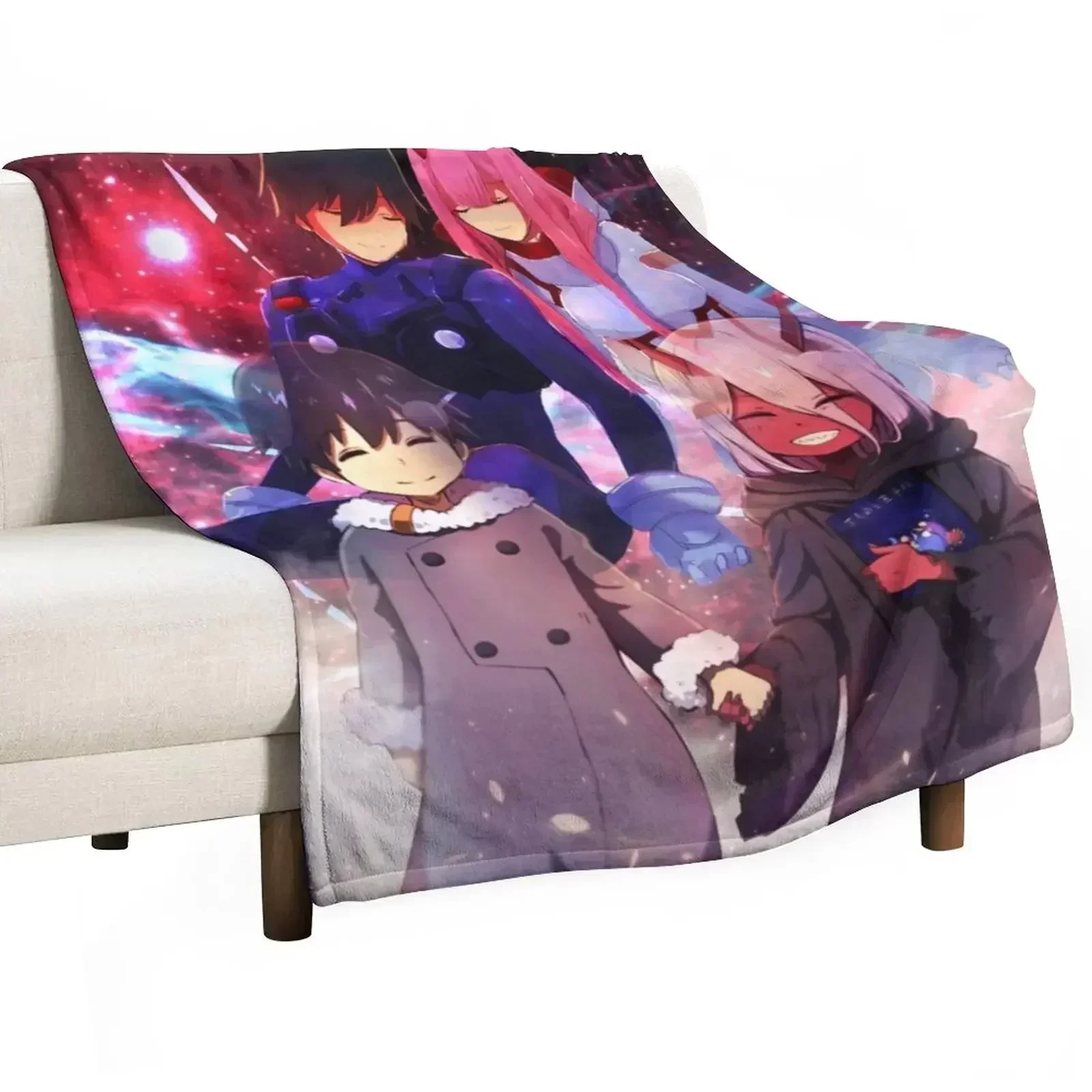 

Darling In The FranXX 3 Throw Blanket christmas decoration Comforter Sofas Blankets