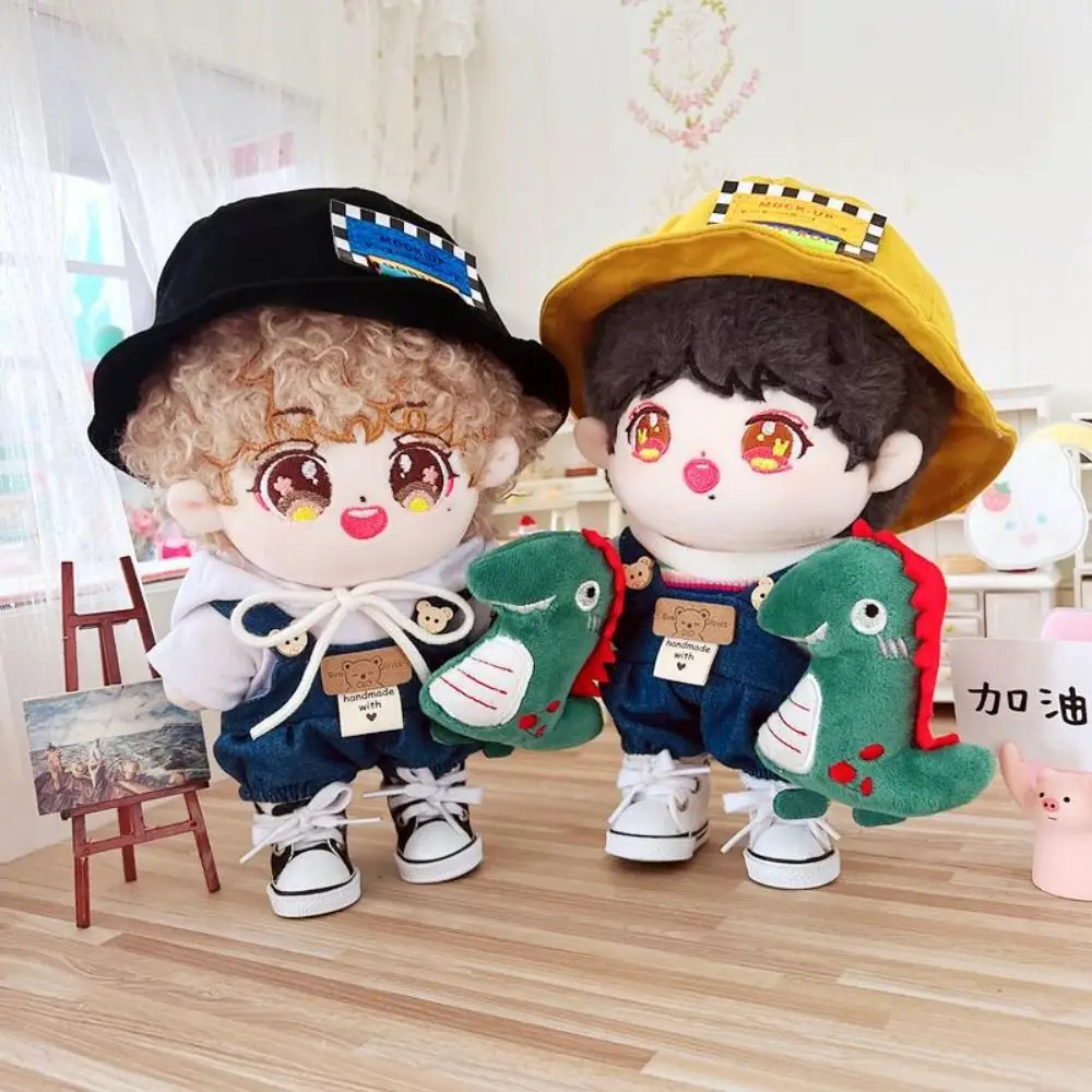 Toy Accessories Cotton Doll Fisherman Hat Bucket Hat Cute 20cm Cotton Doll's Hat DIY Mini Plush Dolls Clothes Kids Girls Toys