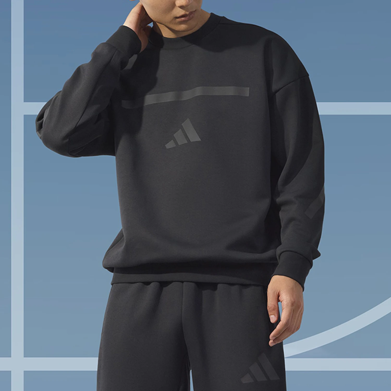 

Adidas genuine M Z.N.E. CRW Men's Breathable Hoodie JE7536