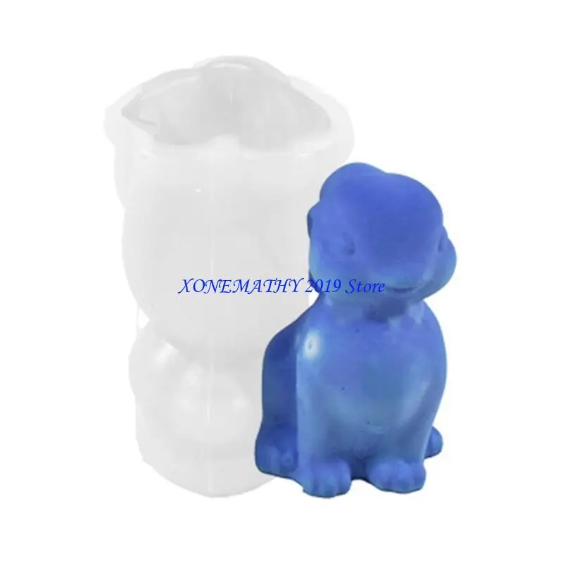 

F42F Silicone Mold Bunny Epoxy Resin Casting Mold for DIY Soap Home Decors