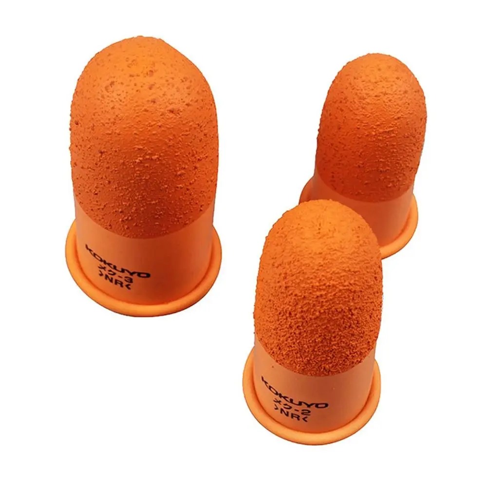 Herramienta naranja antideslizante cubierta de dedo multiusos para contar cunas de dedo Protector de costura Protector de yemas de los dedos guantes de trabajo