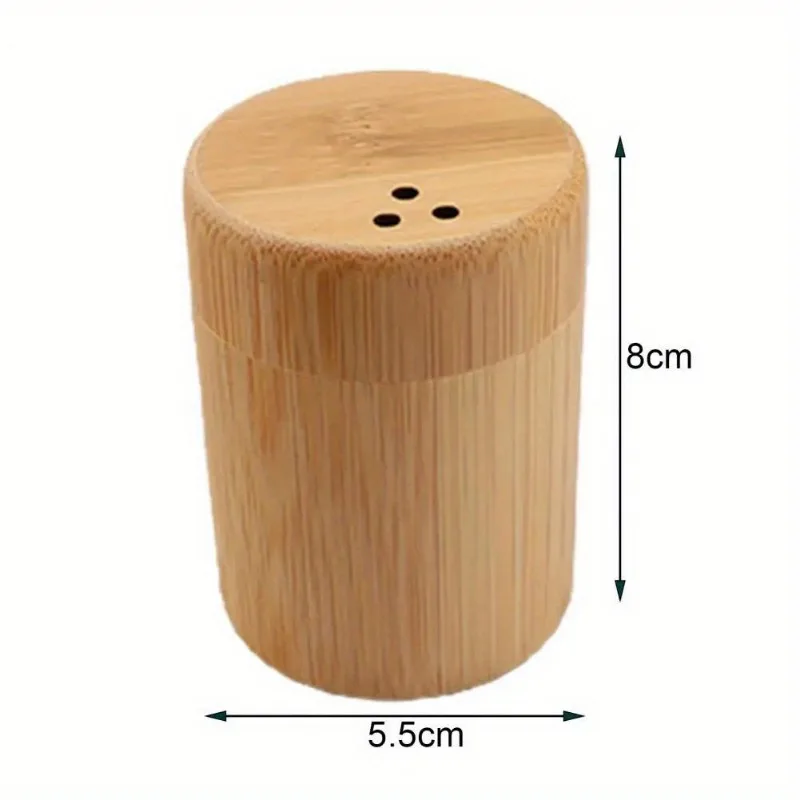 Toothpick Storage Box Portable Dustproof Large Capacity Round Tooth Pick Holder Dispenser for Hotel Kitchen Accessories