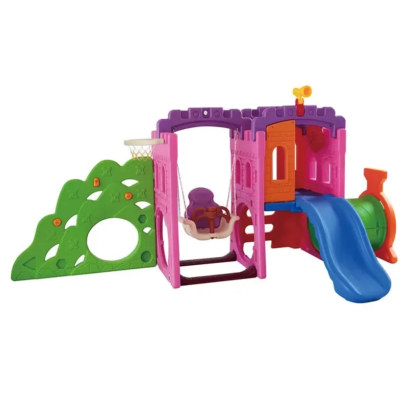 for Wholesale Household Sports Safety PE Plastic Equipment Indoor Playground Cartoon Design Children