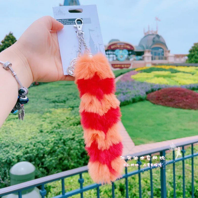 

Hongkong Disneyland Youth Transformation Story Meimei Linabell Plush Toy Tail Costume Plush Keychain Chirstmas Birthday Gift