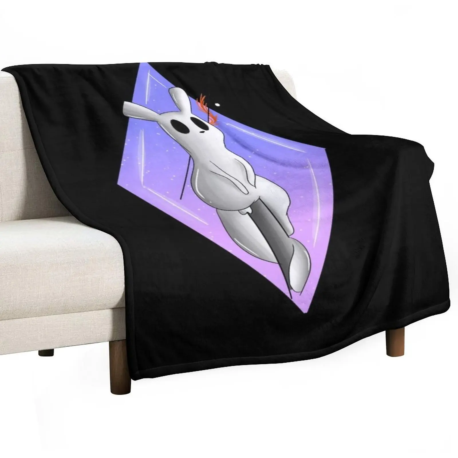 

Diamond Slugcat // Rainworld Throw Blanket heavy to sleep Travel Soft funny gift Blankets