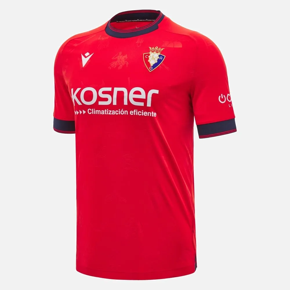 24-25 New Hot shirt La Liga Osasuna shirt 3D printed men's and women's children's shirt Sports casual plus size shirt