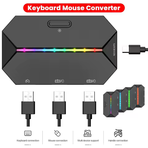G6L Electronic Machine Accessories Wired Keyboard Mouse Converter Adapters for Xbox One PS3 PS4 Game Console