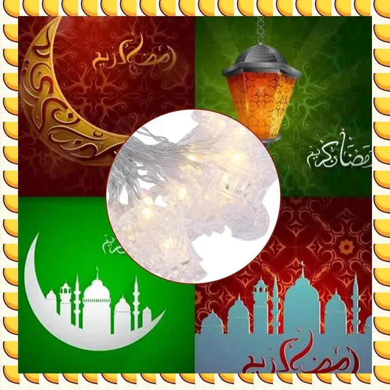 

BAAU USB Constant Light 6 Meters 40 Lamps Arab Eid Palace Lights Decorative Gulbang Festival Lights Colorful String Lights, B Du