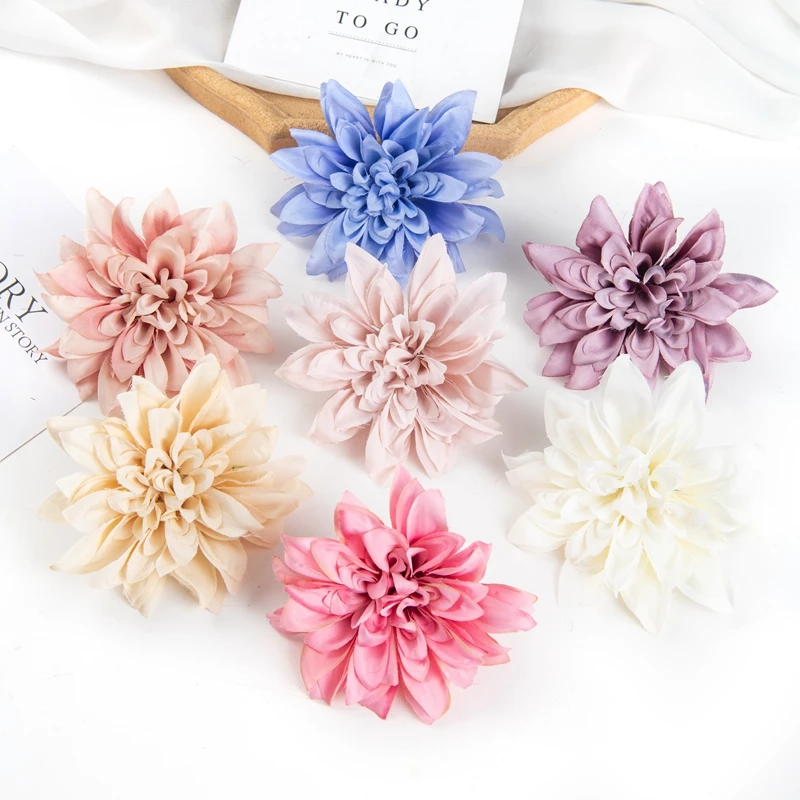 5 Stück künstliche Seidenblumen, Gerbera, für Hochzeiten, Heimdekoration, Zimmer, Garten, Festivals, Brautaccessoires, Ausverkauf, DIY-Geschenk, Süßigkeitenbox – Detail 2