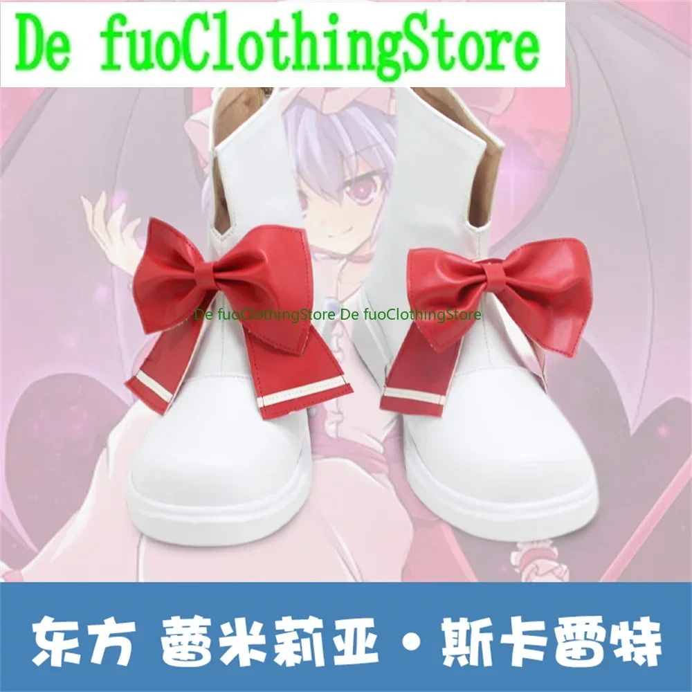 Toho Project Touhou Project  Remilia Scarlet Cosplay Shoes Boots Game Anime Halloween Christmas DefuoClothing Shoes Store
