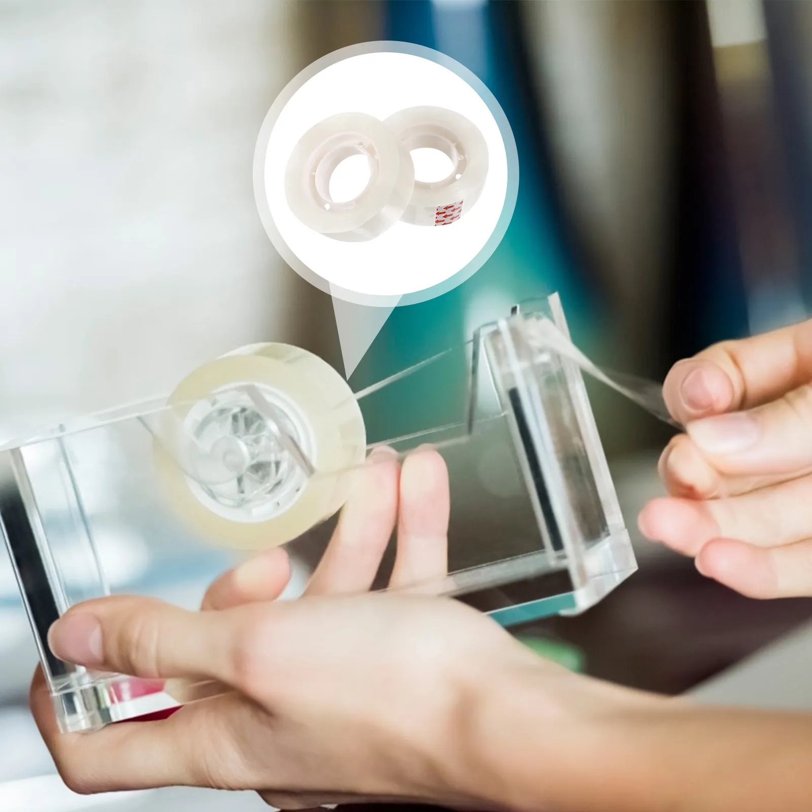 

16 шт. Премиальные маленькие рулоны прозрачной клейкой ленты с сильным клеевым слоем для упаковки, запечатывания и обвязки легких предметов