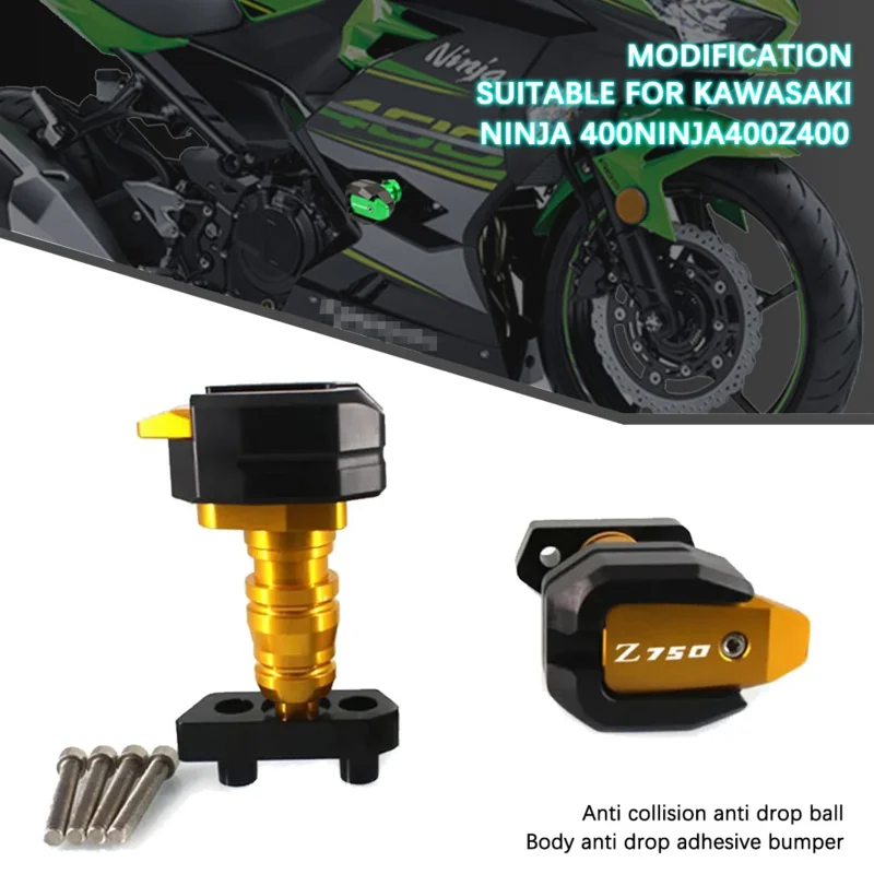 accesorios para moto Motorcycle Accessories Fall Protection Frame Slider Fairing Suitable for KAWASAKI Z750 Z 750 2007-2013 Coll