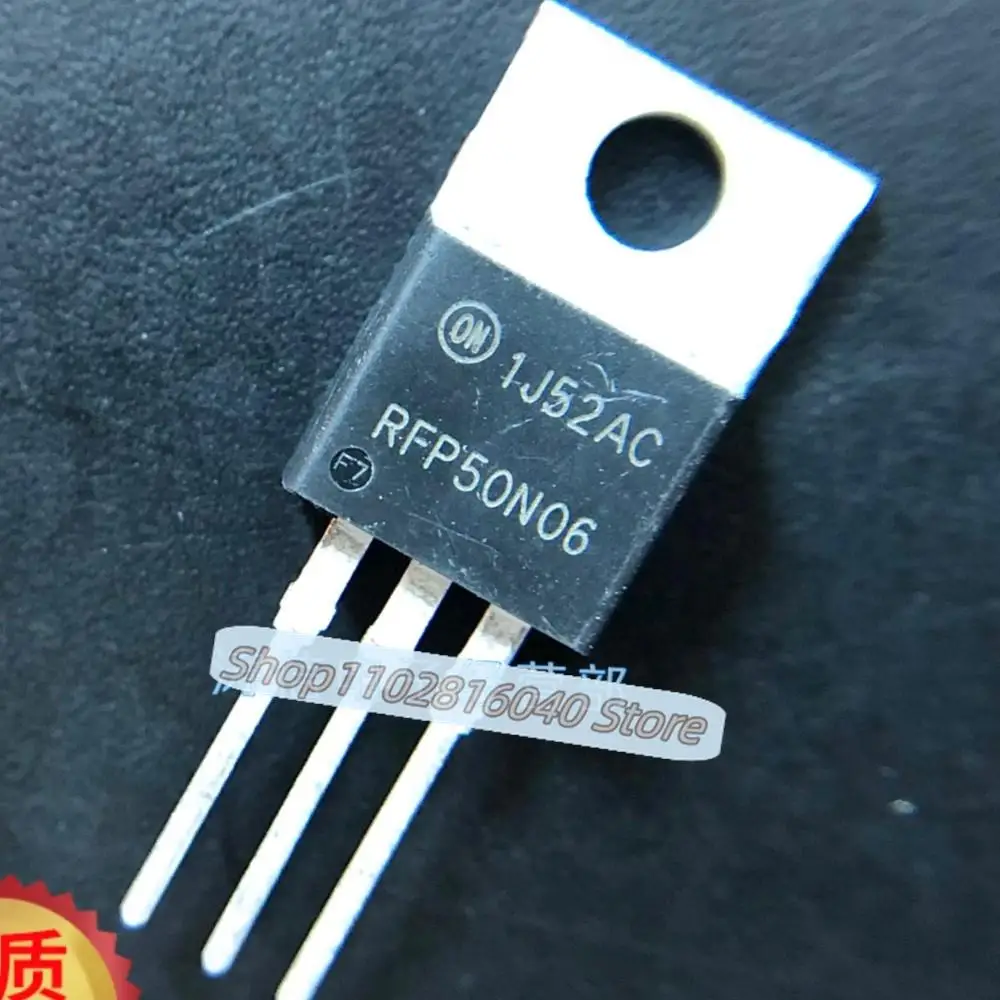 10PCS/Lot RFP50N06  TO-220 60V 50A MOS  Best Quality Imported Original Spot