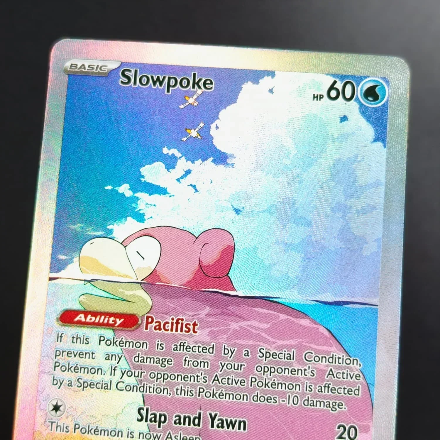 Manga-Serie Jigglypuff Slowpoke Ho-Oh Fan-Kunst Vollbildkarte, Hochwertige Englische Sammelkarte mit Spieltextur – Detail 2