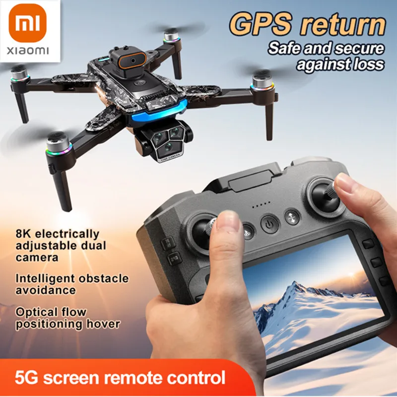 Xiaomi Mijia A14Pro max GPS бесщеточный 8K три камеры оптический поток предотвращение препятствий складной квадрокоптер RC дистанционный дрон игрушки