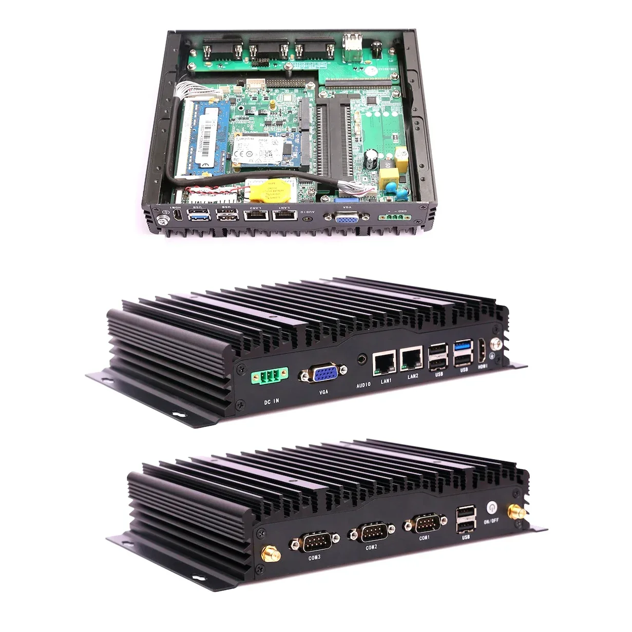 

embedded industrial mini pc J1900/J6412 industrial pc