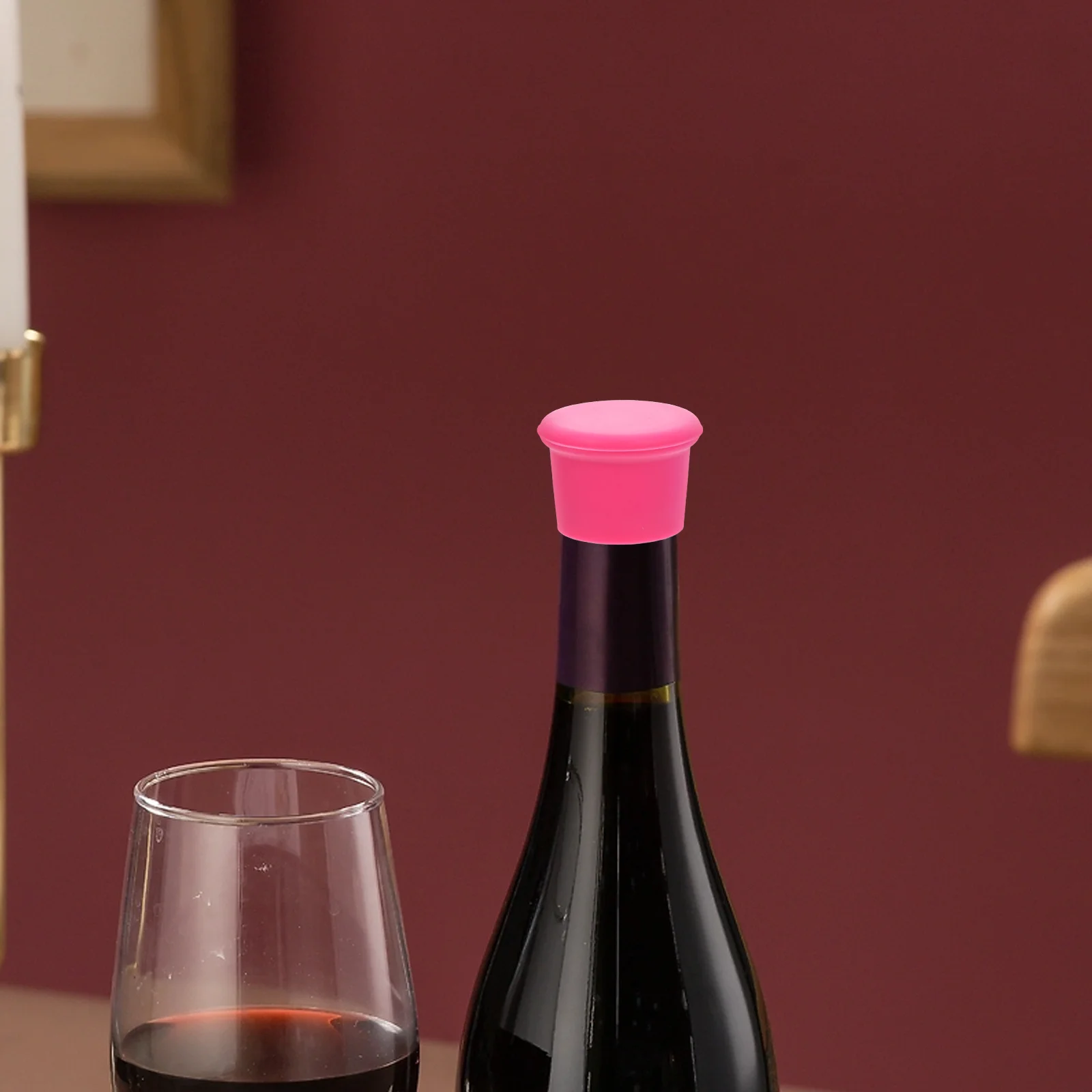 

6 шт. силиконовые пробки для бутылок вина, многоразовые уплотнения для напитков, мягкий материал, герметичные аксессуары для бара, силиконовая пробка для бутылок